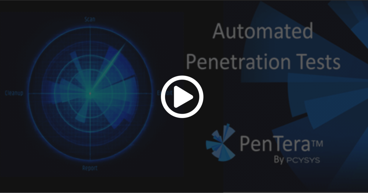 Automated Penetration Tests by Pentera Pcysys